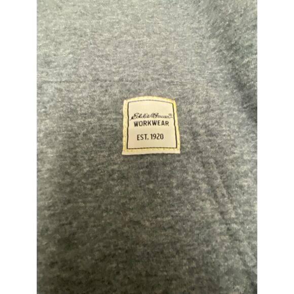 Eddie Bauer Workwear Hoddie Gray Everyday Basic Winter Cotton Men’s Size XL - Picture 4 of 10